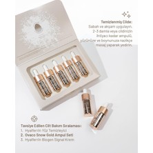 Khi-Zai Ovaco Egg B.p Cell Ampul Snow Gold Edition, Yumurta Kök Hücreli Yaşlanma Karşıtı Yoğun Serum, 11ML x 5 Ampul, Cilt Sıkılaştırıcı, Yaşlanmayı Tersine Çeviren ve Yenileyici Serum