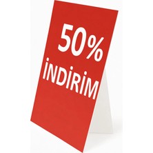 Tasarım Tabela Indirim Ayaklı Pano 35X50