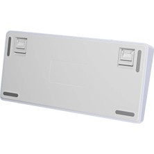 Khi-Zai F75 Mekanik Rgb Tkl Gray Switch Kablosuz Makrolu Hot Swap Klavye Buz Mavisi