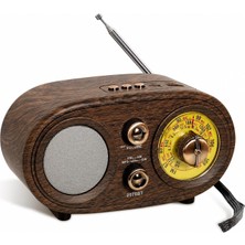 Khi-Zai Bluetooth Fm/am/sw Retro Radyo 1200 Mah Tf Kart USB NS-803A