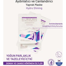 Khi-Zai Aydınlatan ve Canlandıran Yaprak Yüz Maskesi, Niacinamide ve Meyve Özleri ile Hydro Shining Etkisi, Nemlendirme ve Parlaklık Sağlayan Cilt Bakım Maskesi