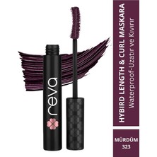 Khi-Zai Uzatan Hibrit Maskara Mürdüm - Hybrid Length & Curl Mascara Prune - No: 323 - Vegan Temiz Içerik