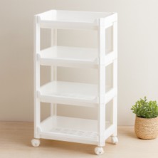 Khi-Zai 4 Katlı Tekerlekli Sepet Organizer 355X220X670 mm