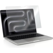 Khi-Zai Apple Macbook Pro M4 14.2 Inç Ile Uyumlu Mat Ekran Koruyucu Notebook, Yansıma ve Parlama Önleyici Parmak Izi Bırakmayan Laptop Koruma, 9h Temperli Kırılmaz Esnek Nano Cam
