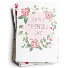 Nzm Store Anneler Günü Kartı Çeşitleri - 24 Çeşitli Çiçekli Kutulu Kart (70925)