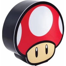 Khi-Zai Super Mushroom Box Işık – Resmi Lisanslı Super Mario Çalışma Masası Lambası, Mario Bros Hayranları Için Koleksiyon Hediyesi, 15 Cm, Pille Çalışır