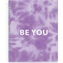 Khi-Zai Mr Defter-Nb A5 120 Kareli 90GR Emotion Spiralli Lila