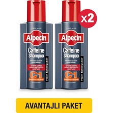 Khi-Zai C1 - Kafeinli Dökülme Karşıtı Şampuan X2 Tek Ebat Unisex