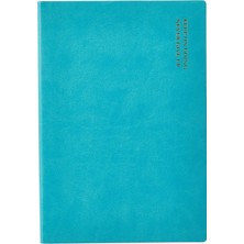 Nzm Store Deri Kaplı A5 80 Yp 70G Defter Çizgili Mavi