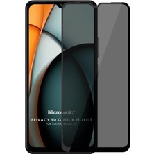 Khi-Zai Xiaomi Redmi A3 Privacy 5d Gizlilik Filtreli Cam Ekran Koruyucu Siyah [redmi A3 ile Uyumlu Ekran Koruyucu - Siyah]