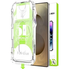 Khi-Zai [kolay-Kurulum] Samsung Galaxy S25 Ultra Için Ekran Koruyucu Netlik ve Dokunmatiği Etkilemeyen Darbelere Dayanıklı Otomatik Toz Toplayan Hizalama Aparatlı Samsung S25 Ultra Ekran Koruyucu