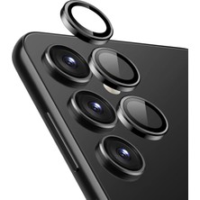 Khi-Zai Samsung Galaxy S23 Fe Tekli Kamera Lens Koruma Camı Siyah [galaxy S23 Fe ile Uyumlu Ekran Koruyucu - Siyah]