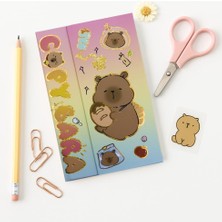 Nzm Store 22X15 Capybara Temalı Mıknatıs Kapaklı Defter (100 Yaprak) - M2