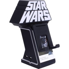 Khi-Zai Ikon Star Wars Logo Controller/smartphone-Halter I Tischdeko Fanartikel Lifestyle LED Designbeleuchtung