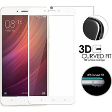 Khi-Zai Xiaomi Redmi 6 Pro Uyumlu Full Kaplayan Temperli 5d Ekran Koruyucu Cam (Beyaz)