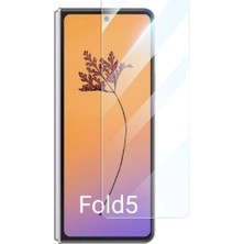 Khi-Zai Galaxy Z Fold 5 Ile Uyumlu Zore Etnaa Şeffaf Cam Ekran Koruyucu