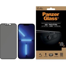 Khi-Zai Panzerglass™ Ekran Koruyucu Folyo - iPhone 13 Pro Max 2021 6.7" Için Camslider™ Black Privacy ile