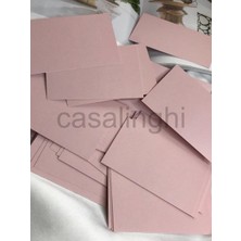 Nzm Store Karışık Renkli Mesaj Kartı 50 Adetli Set 5 Farklı Renk Tek Taraflı Yazılabilir Not Kartı 8x5 cm Tebrik Hediye – (50, Karışık)