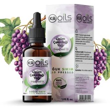 Khi-Zai Kaoils Üzüm Çekirdeği Yağı 30 ml (Grape Seed Oil) - 100% Pure & Natural - Saf ve Soğuk Sıkım | Antioksidan Zengini