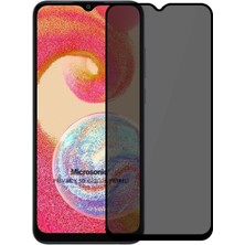 Khi-Zai Samsung Galaxy A04E Privacy 5d Gizlilik Filtreli Cam Ekran Koruyucu Siyah [galaxy A04E ile Uyumlu Ekran Koruyucu]