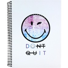Khi-Zai Smiley 18,5X25,5 100 Yaprak Kareli (Sert Kapak)