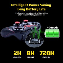Khi-Zai Evrensel Wireless Gamepad, USB Kablosuz Bluetooth 5.0 Joystick Tv Box Konsol Oyun Kumandası, Android Ios Cep Telefonu Tutucu Için X3
