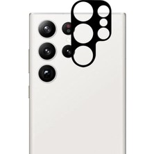 Khi-Zai Samsung Galaxy S23 Ultra Kamera Lens Koruma Camı V2 Siyah [galaxy S23 Ultra ile Uyumlu Ekran Koruyucu]