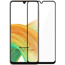 Khi-Zai Samsung Galaxy A33 5g Tam Kaplayan Temperli Cam Ekran Koruyucu Siyah [galaxy A33 5g ile Uyumlu Ekran Koruyucu]