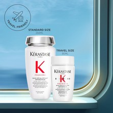 Khi-Zai Première Bain Décalcifiant Rénovateur Şampuan, Zarar Görmüş Saçlar Için Onarıcı ve Kalsiyum Azaltan Şampuan, Sitrik Asit ve Glisinli, 80 ml
