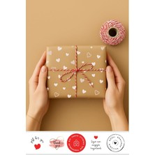 Nzm Store 5 Adet Kalpli Paket Kağıdı, 25M Paket Ipi, 35 Adet Stickerdan Oluşan Ambalaj Seti