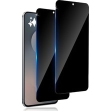 Khi-Zai Samsung Galaxy S25 Fe Için ile Uyumlu 5d Hayalet Gizli Tam Kaplama Siyah Renk Ekran Koruyucu Cam