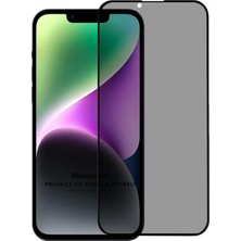 Khi-Zai Apple iPhone 14 Privacy 5d Gizlilik Filtreli Cam Ekran Koruyucu Siyah [iphone 14 ile Uyumlu Ekran Koruyucu]