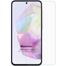Khi-Zai Samsung Galaxy A55 Tempered Glass Cam Ekran Koruyucu [galaxy A55 ile Uyumlu Ekran Koruyucu - Şeffaf]