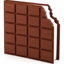 Nzm Store Çikolata Şeklinde Kokulu Mini Not Defteri, 10 x 8 cm Cep Boy, Günlük Notluk, Hediyelik Yazı Defteri