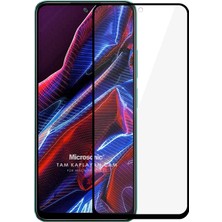 Khi-Zai Xiaomi Poco X5 5g Tam Kaplayan Temperli Cam Ekran Koruyucu Siyah [poco X5 5g ile Uyumlu Ekran Koruyucu]