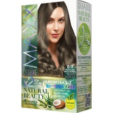 Khi-Zai Natural Beauty Amonyaksız Set Saç Boyası 8.11 Yoğun Küllü Açık Kumral