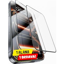 Khi-Zai iPhone 12 Pro Max Ekran Koruyucu Için [1 Alana 1 Bedava] Ultra Berrak, Anti-Statik, 9h Süper Güçlü Temperli Cam, 5d Full Koruma, Kılıf Dostu - Kolay Takılır (1 Al 1 Bedava)