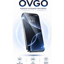 Khi-Zai iPhone 16 Pro Uyumlu Kırılmaz Cam Ekran Koruyucu, 9h Sertlik, Tempered Glass Malzeme, Şeffaf, Parlak Yüzey