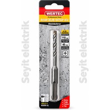 Wertec Sds Plus Beton Duvar Delme 2 Elmas Hilti Matkap Ucu 6X110MM