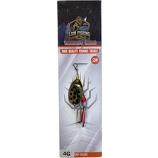 Lion Fishing Döner Kaşık 4g No:2 - Benekli Gold Olta Kaşığı Alabalık