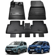 Rich Oto Paspas Opel Combo E 3D Havuzlu Paspas 2019 2020 2021 2022 2023 2024 2025 2026 Model Kokusuz