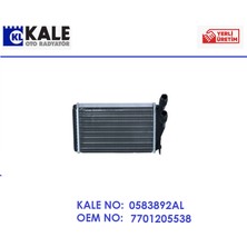 Kale KALORİFER RADYATÖRÜ RENAULT KANGOO 1 / K. EXPRESS 1997 TÜM MOTOR TİPLERİ 234X158X40 MM. 7701205538