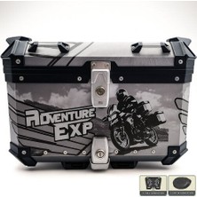 Coocase Alüminyum Arka Çanta 45LT Antrasit Hon-1 0024