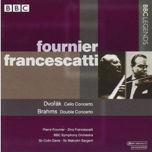 SoundBox Fournier, Francescatti - Dvorak, Brahms: Cello Concerto, Double Concerto - 1 CD ( Plak Değildir CD Dir.)