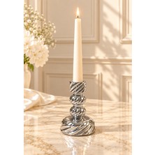 Rova Tr Rova Spiral Desenli Dekoratif Şamdan ve Mumluk 12 cm