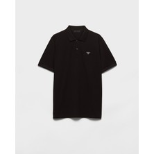 Prada Sport Ikonik Üçgen Logolu Pike Polo Yaka Tişört UJN444_1867_F0002_S_WM3