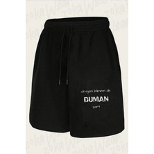 Zoka Wear Duman Sart Baskılı Şort Unisex