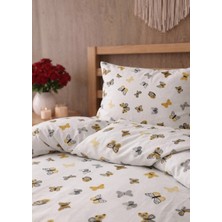 Med Home Fermuarlı Nevresim Seti – 160X220 cm (Tek Kişilik) |nevresim ve Yastık Kılıfı | Çarşafsız