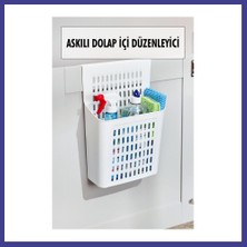 Bezos Askılı Dolap Içi Düzenleyici & Sepet Raf Organizeri & Çok Amaçlı Düzenleyici & Deterjanlık Şampuanlık Mrl