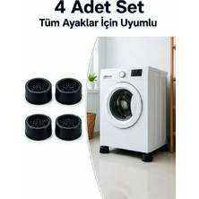 Ps Kaymaz Tabanlı 4 Adet Makine Ayak Yükseltici